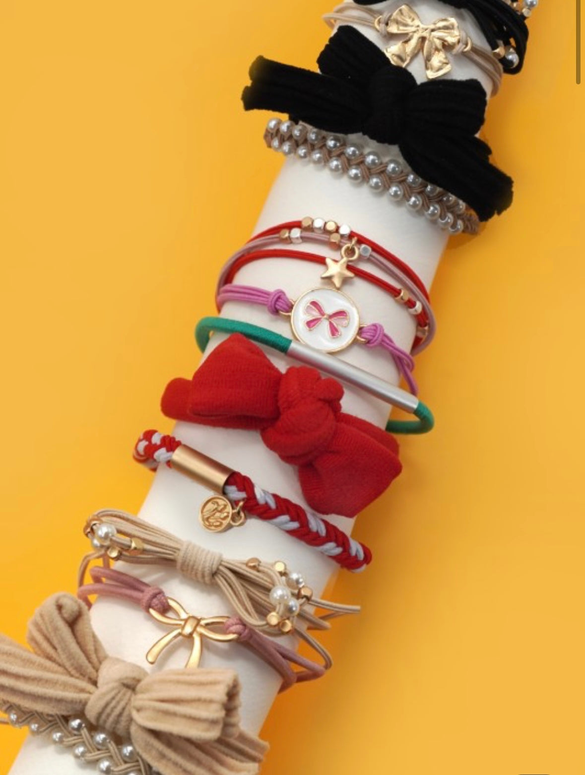 ::BF::BOW BRACELET HAIR TIE