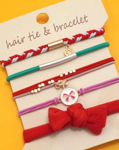 ::BF::BOW BRACELET HAIR TIE