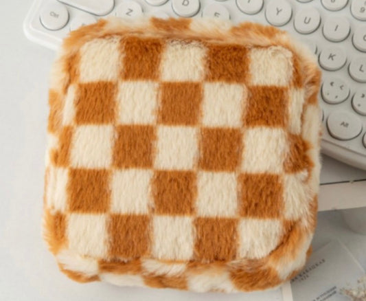 ::BF::CHECKERED COSMETIC TRAVEL BAG