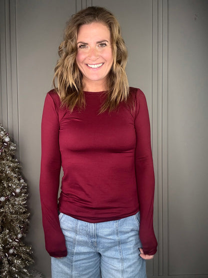 ::BF::MICROFIBER LONG SLEEVE CREW NECK TEE