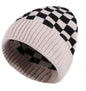 ::BF::CHECKERED PATTERN CUFF BEANIE