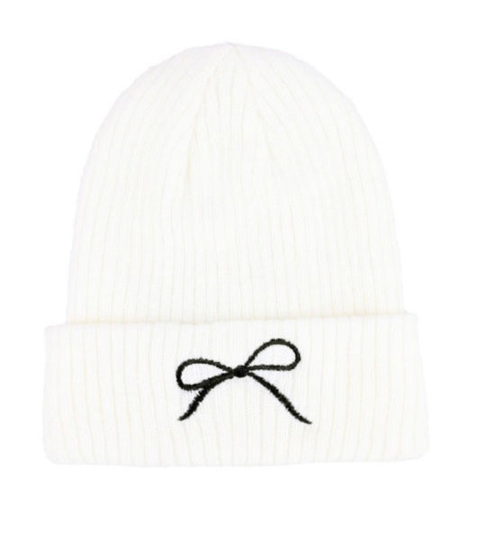 ::BF::BOW KNITTED BEANIE