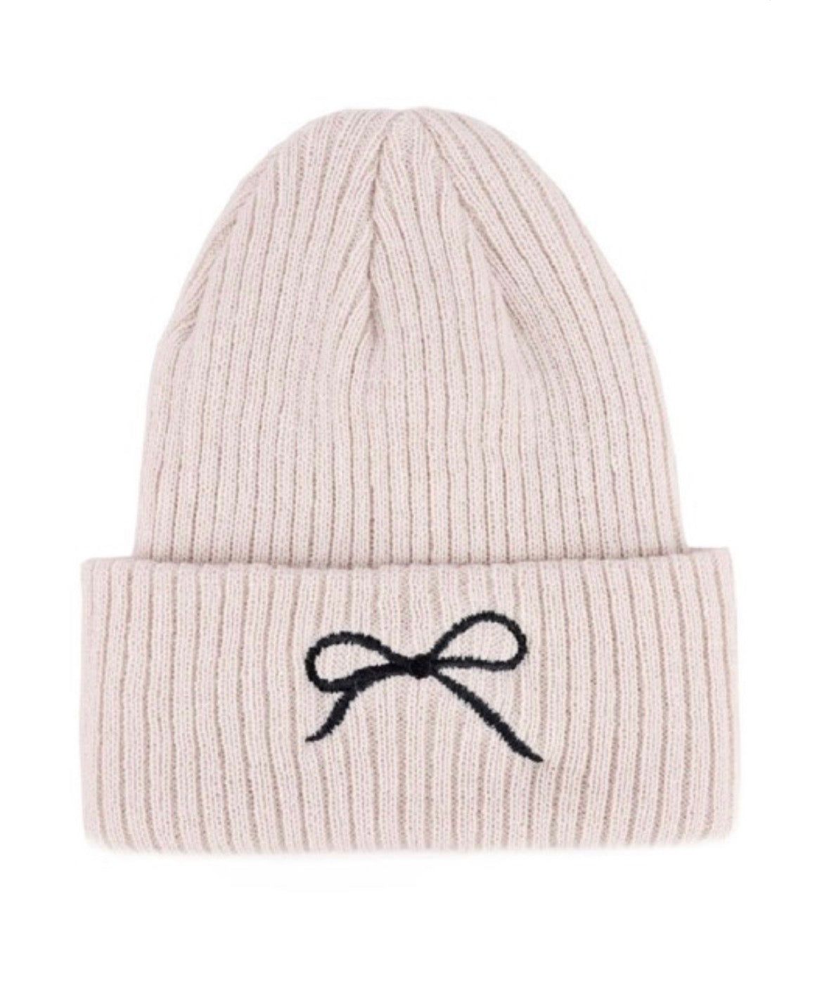 ::BF::BOW KNITTED BEANIE
