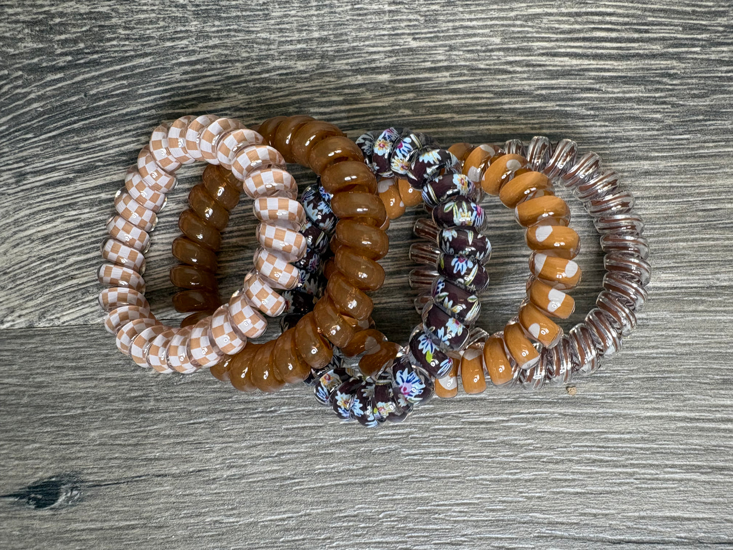 -BF- MIX OF 5 HAIR TIES