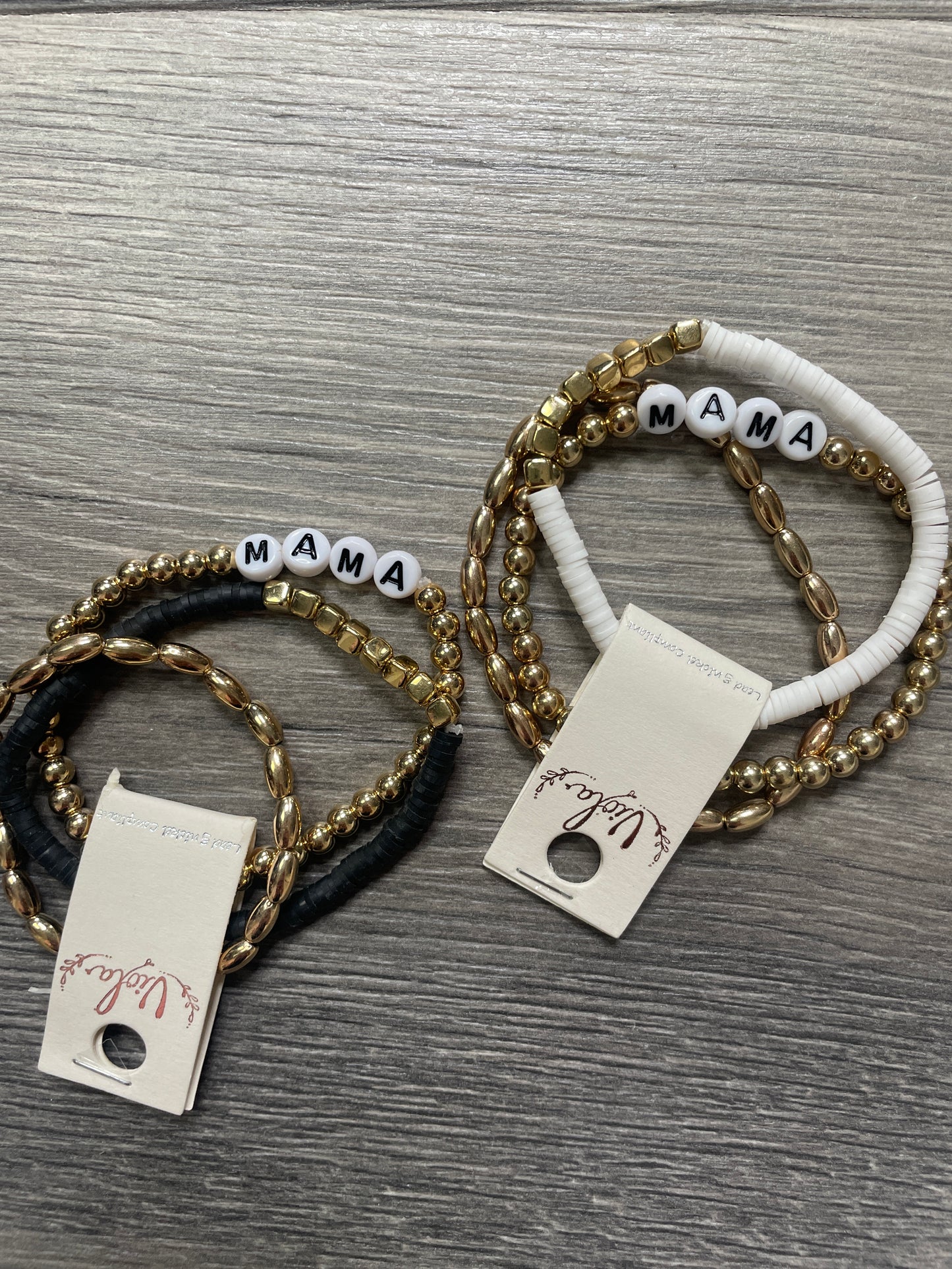 MAMA BEADED BRACELET SET