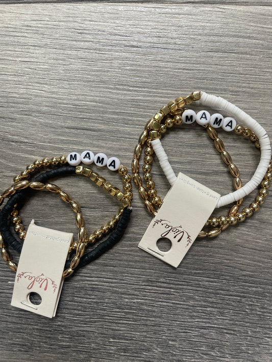 MAMA BEADED BRACELET SET