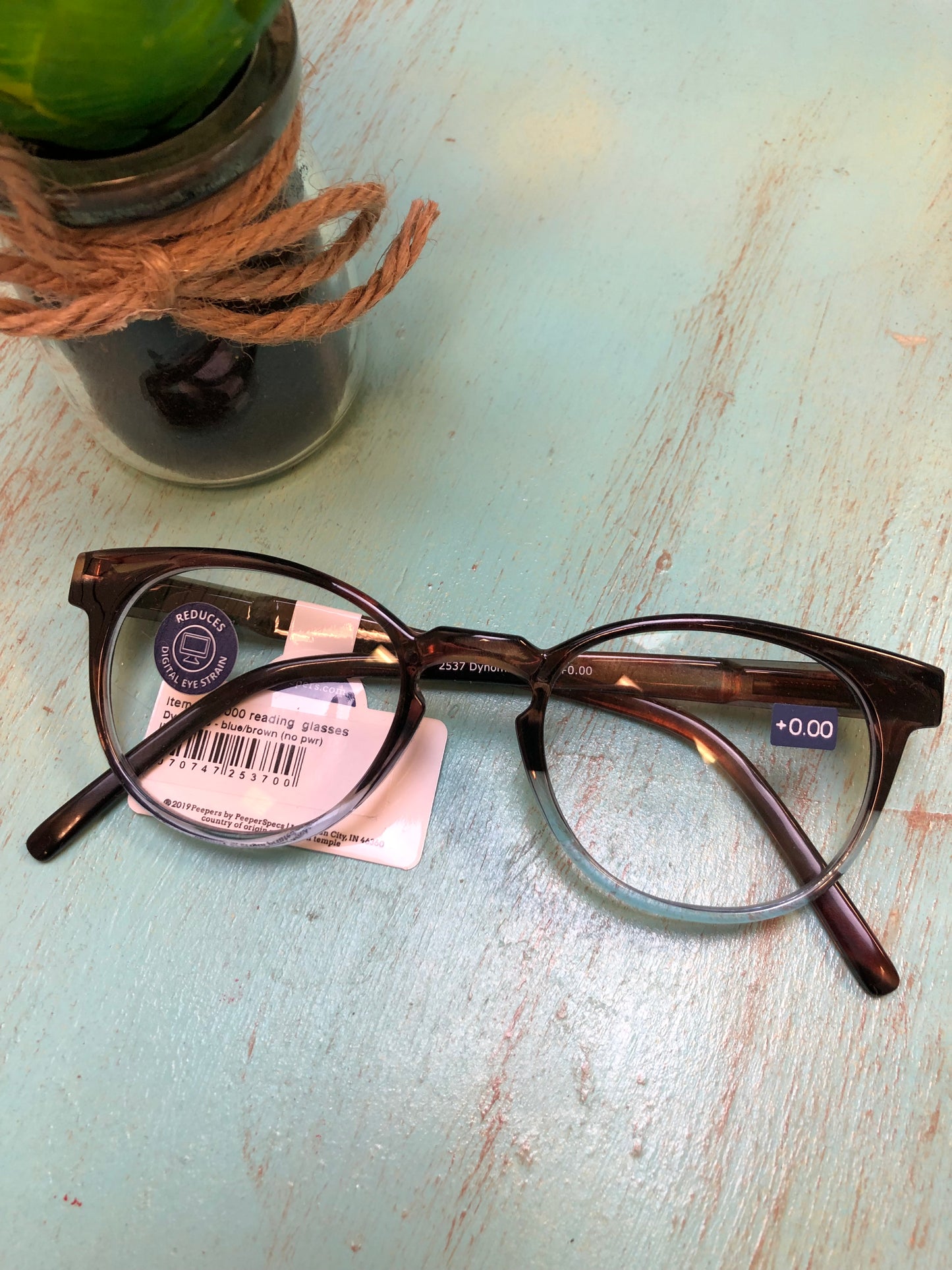 KEYHOLE CLEAR GLASSES