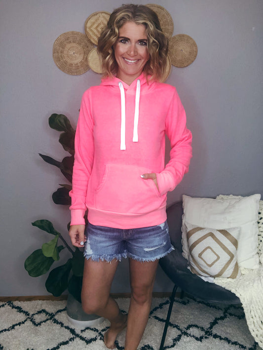 HOT PINK HOODIE