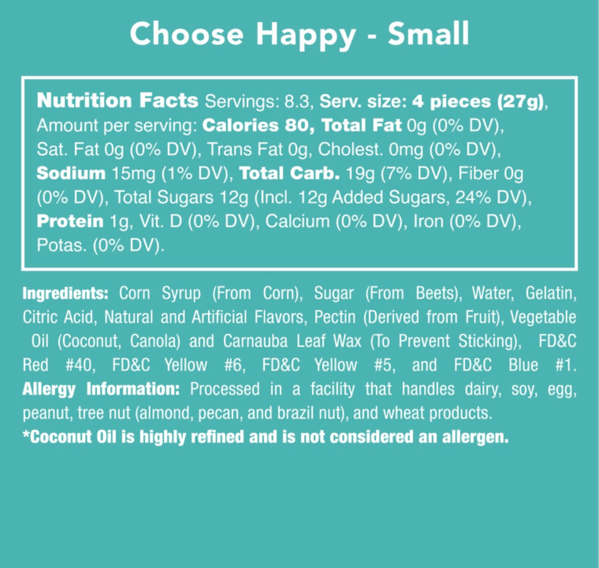 CANDY CLUB CHOOSE HAPPY