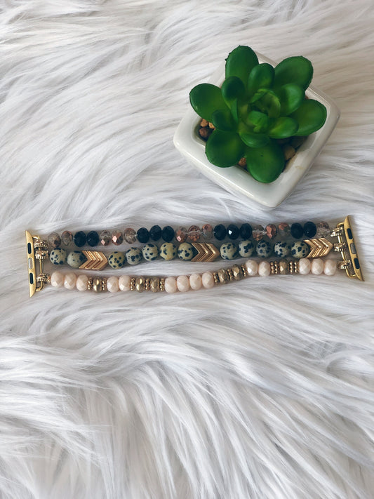 BEADED APPLE WATCH BAND