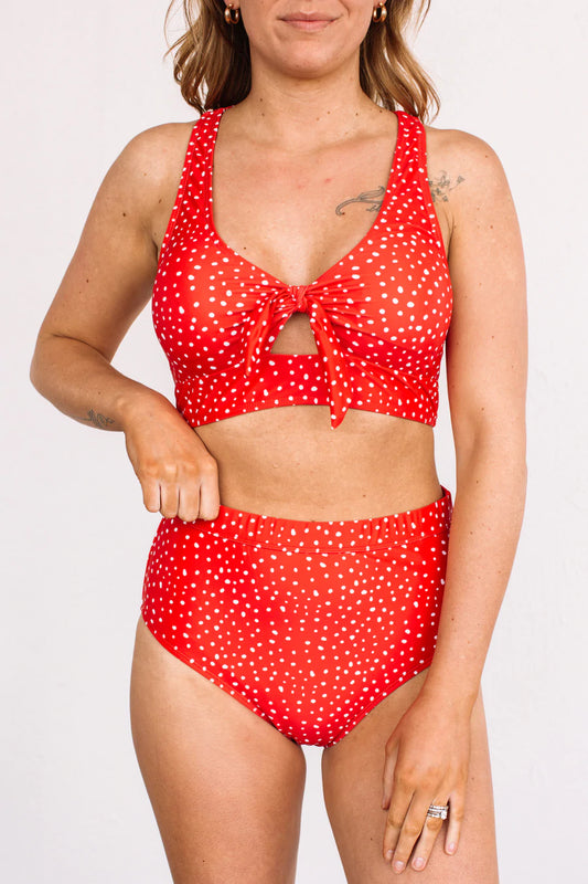 JUST KEEP SWIMMING SPOTTED TOP