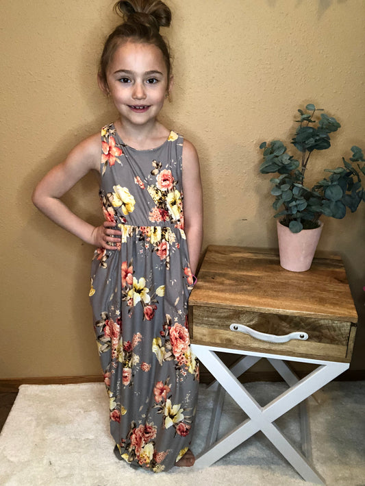 FLORAL MAXI {LITTLES}
