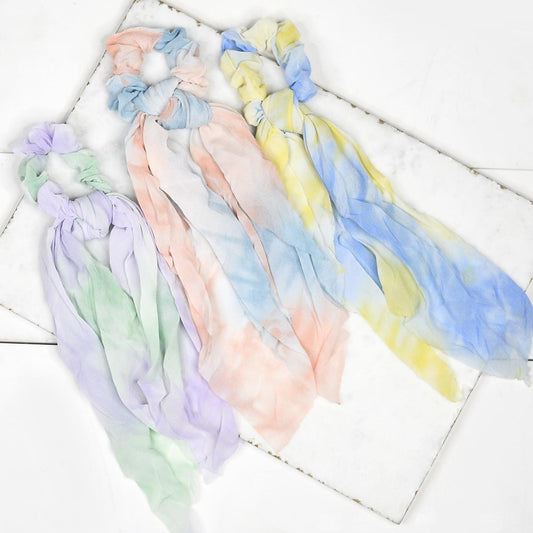 TIE DYE SCRUNCHY SCARF