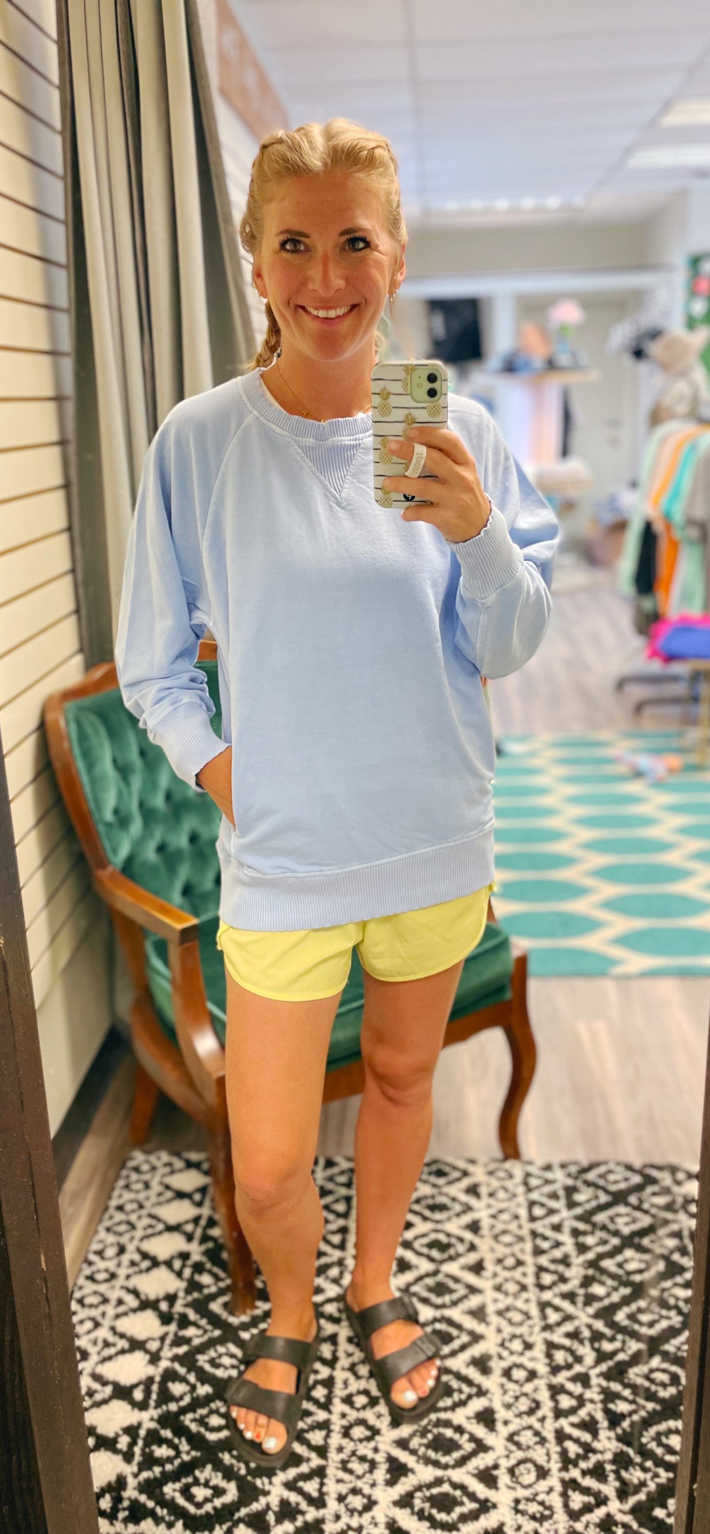 ‘22 FRENCH TERRY DYED POCKET PULL OVER