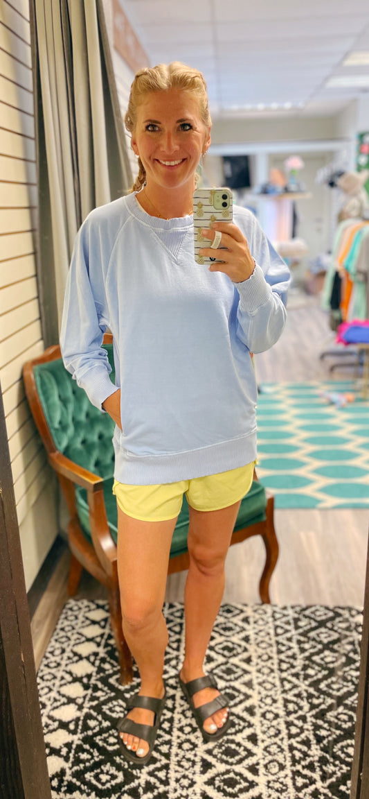 ‘22 FRENCH TERRY DYED POCKET PULL OVER