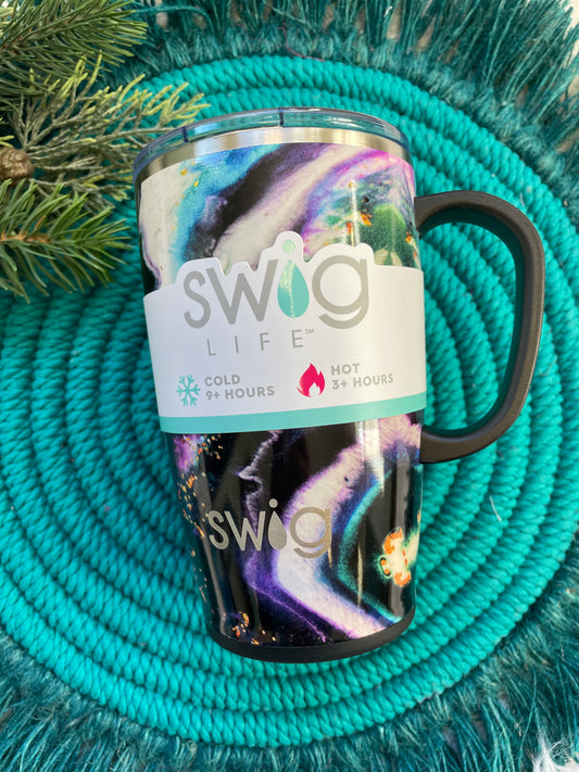AURORA SWIG 16 OZ TRAVEL MUG