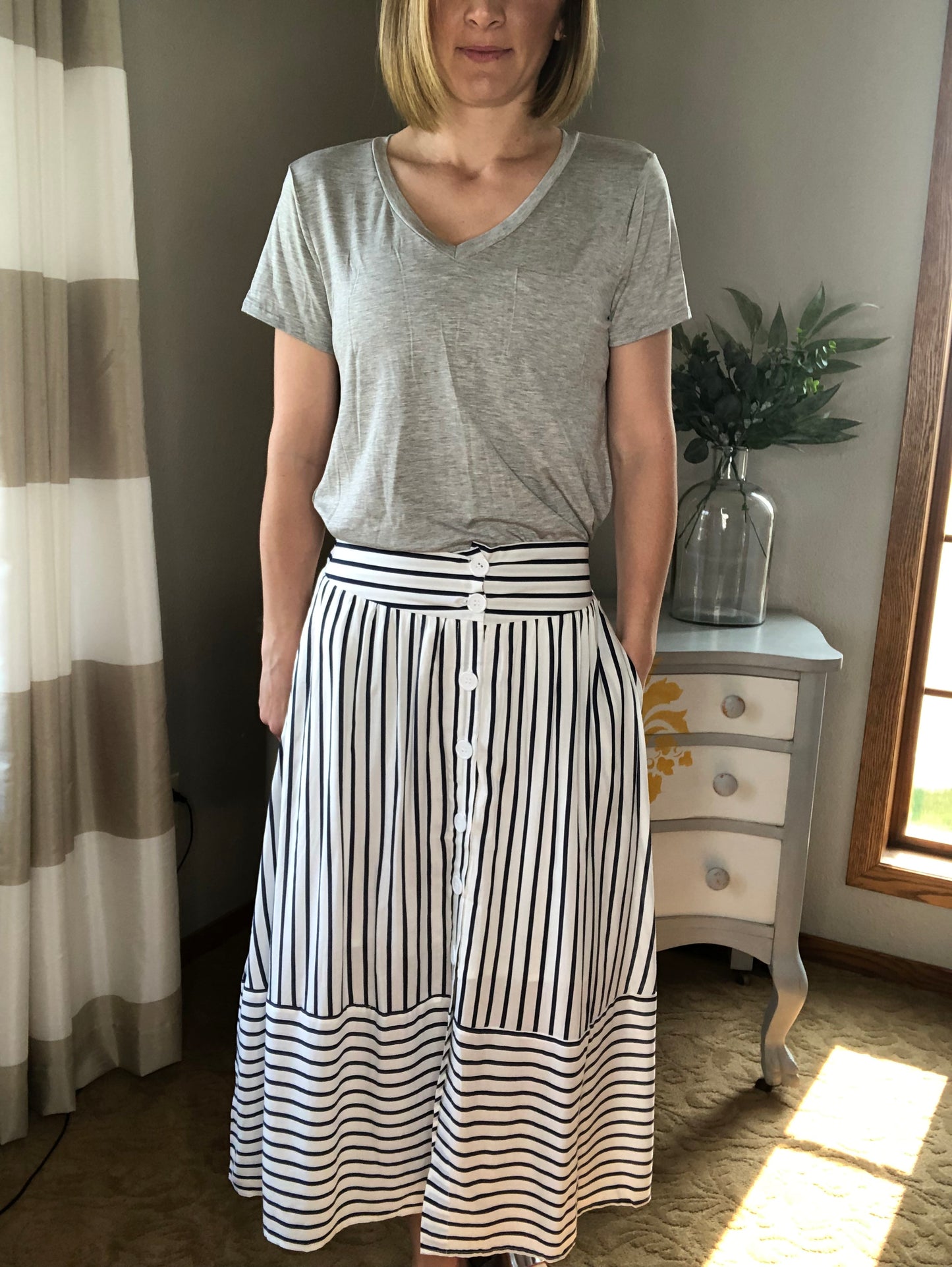 STRIPED SKIRT