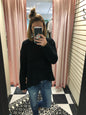 BLACK SWEATER