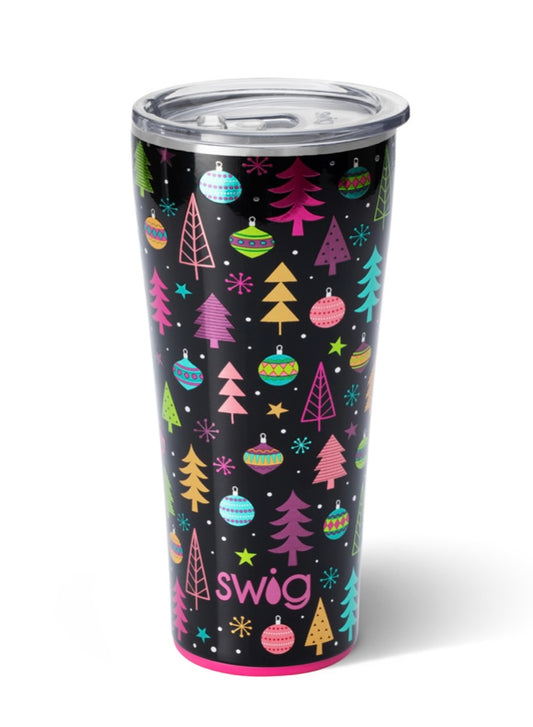 32 OZ MERRY AND BRIGHT SWIG TUMBLER