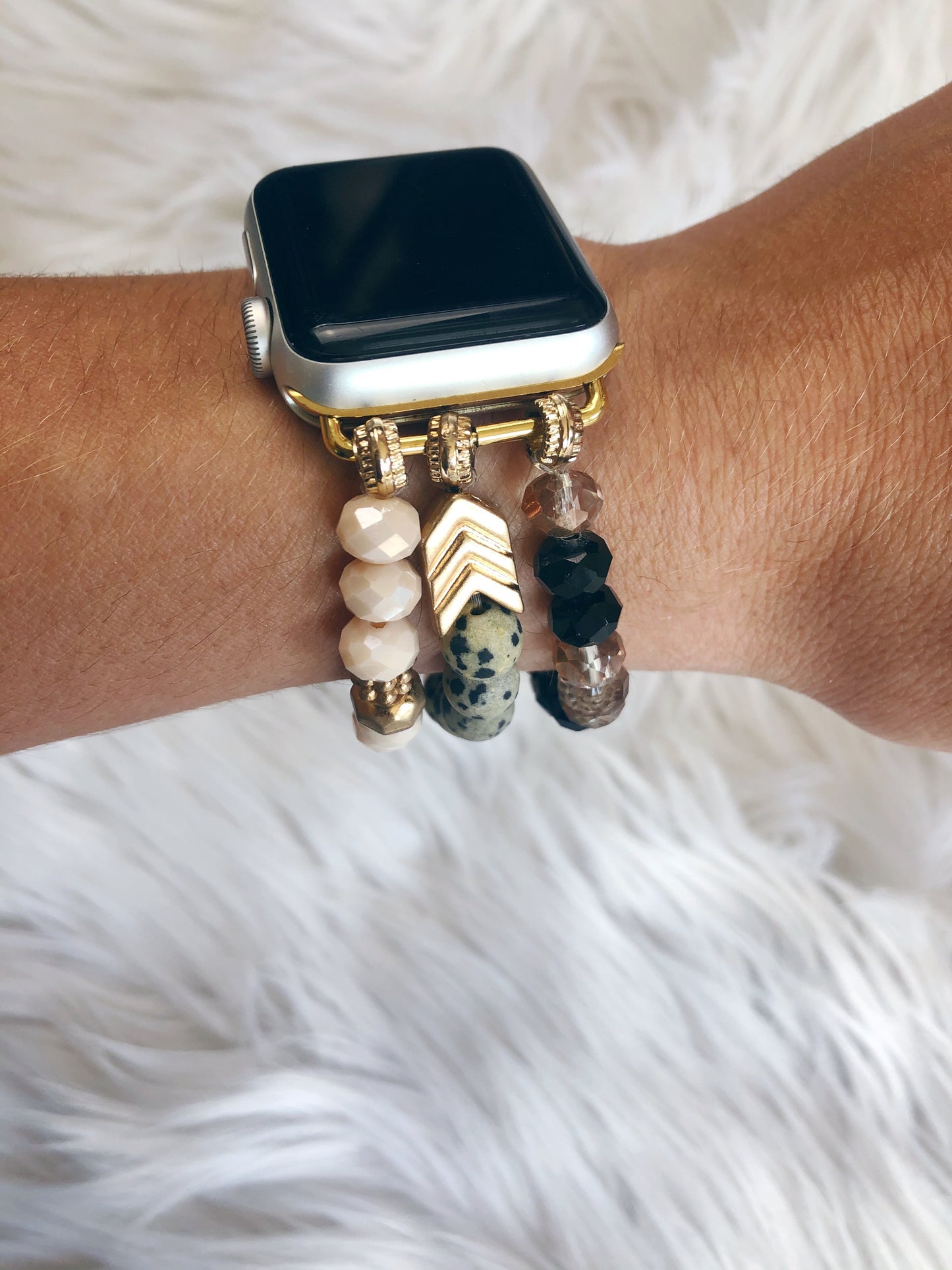 BEADED APPLE WATCH BAND