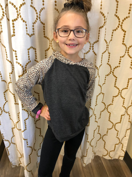 LEOPARD PRINT HOODIE {LITTLES}