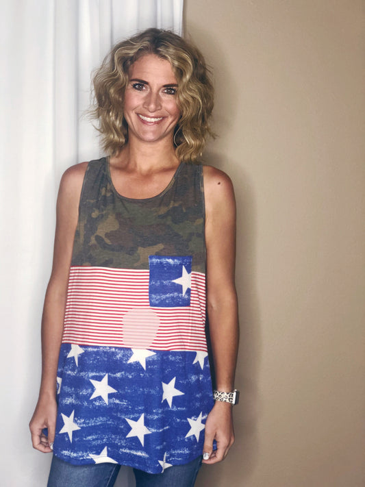 CAMO AMERICAN TANK