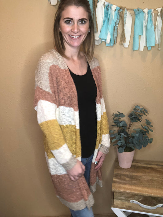 STRIPE CARDIGAN