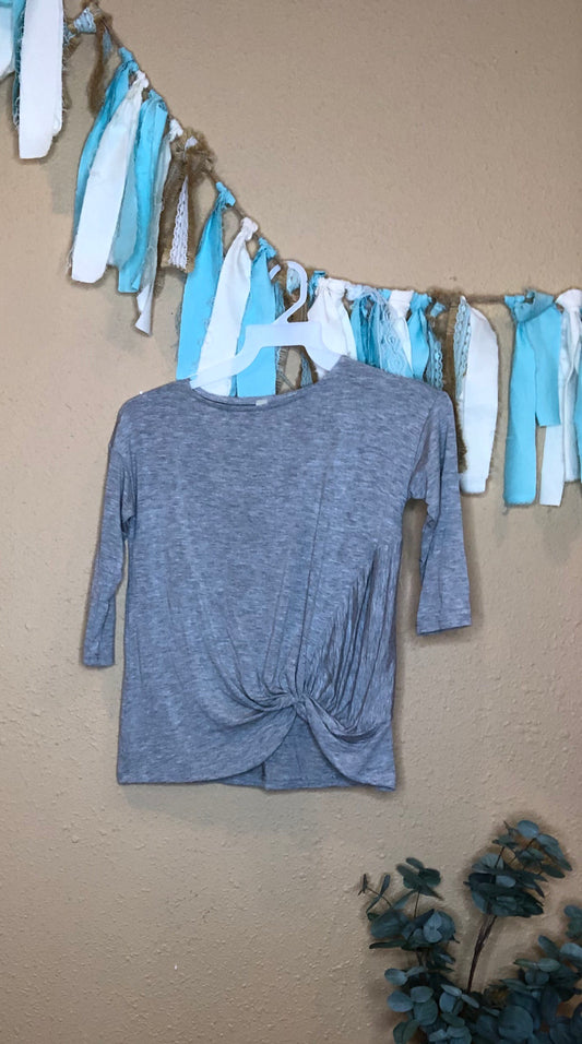 GREY TWIST FRONT (LITTLE GIRLS)