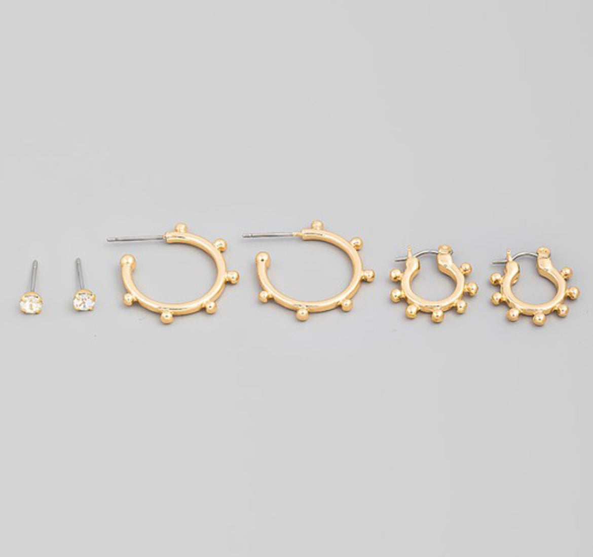 BEADED HOOP SET