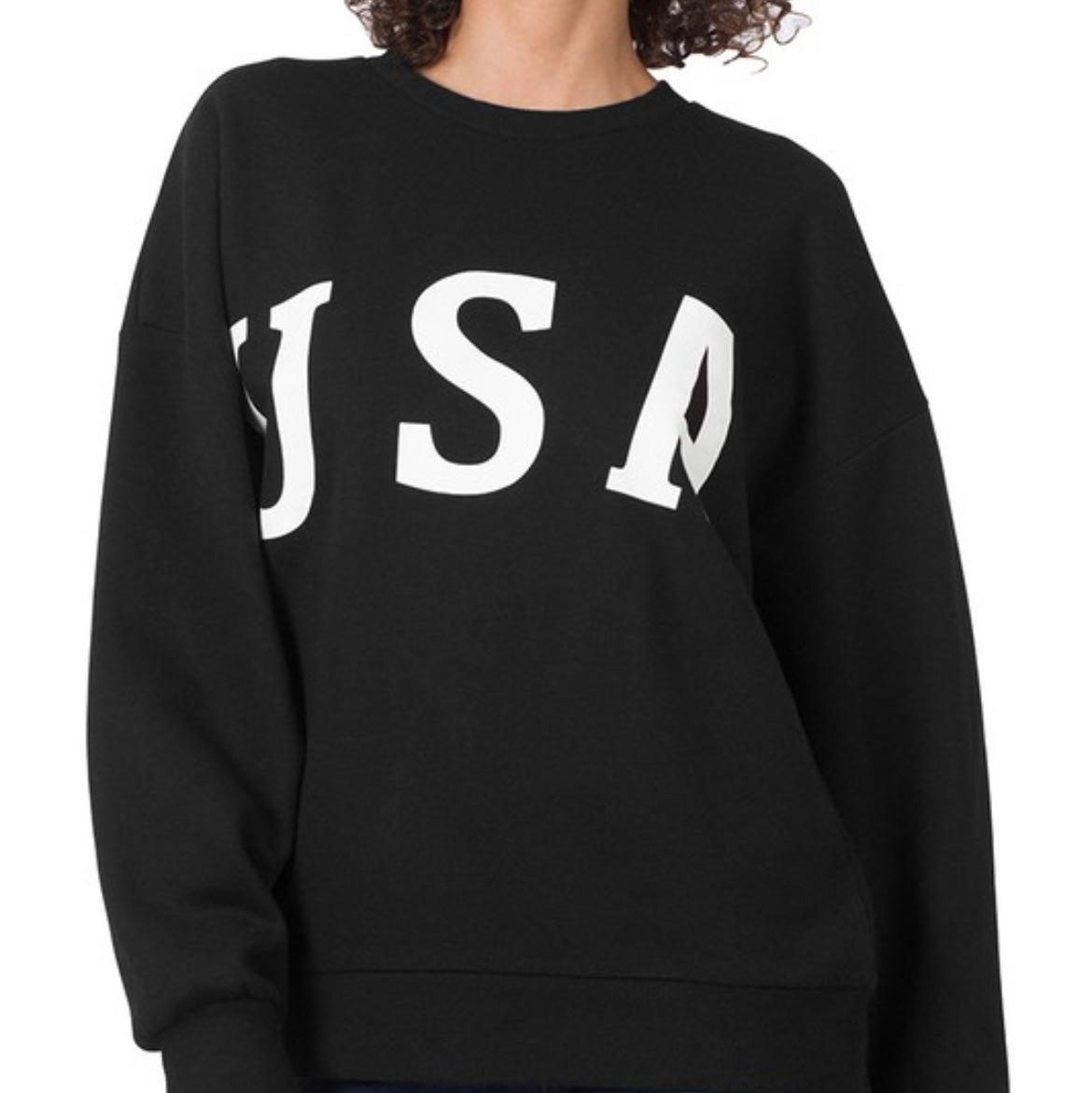 USA LOGO RELAXED FIT SWEATER ‘22