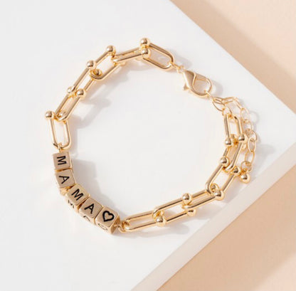 CHAIN LINK MAMA BRACELET