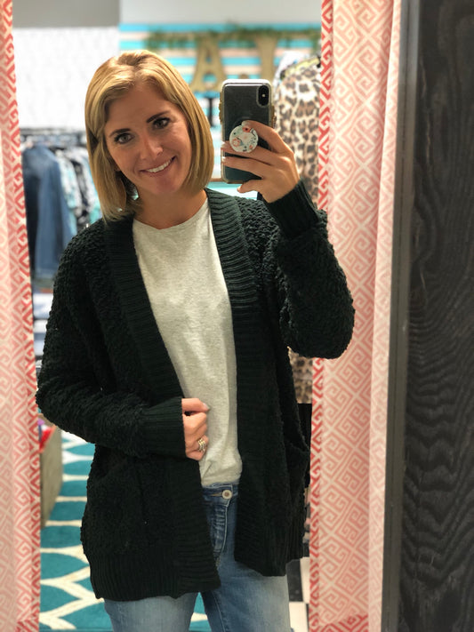 FUZZY CARDIGAN