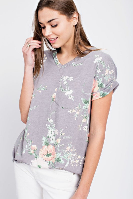 FLORAL TEE