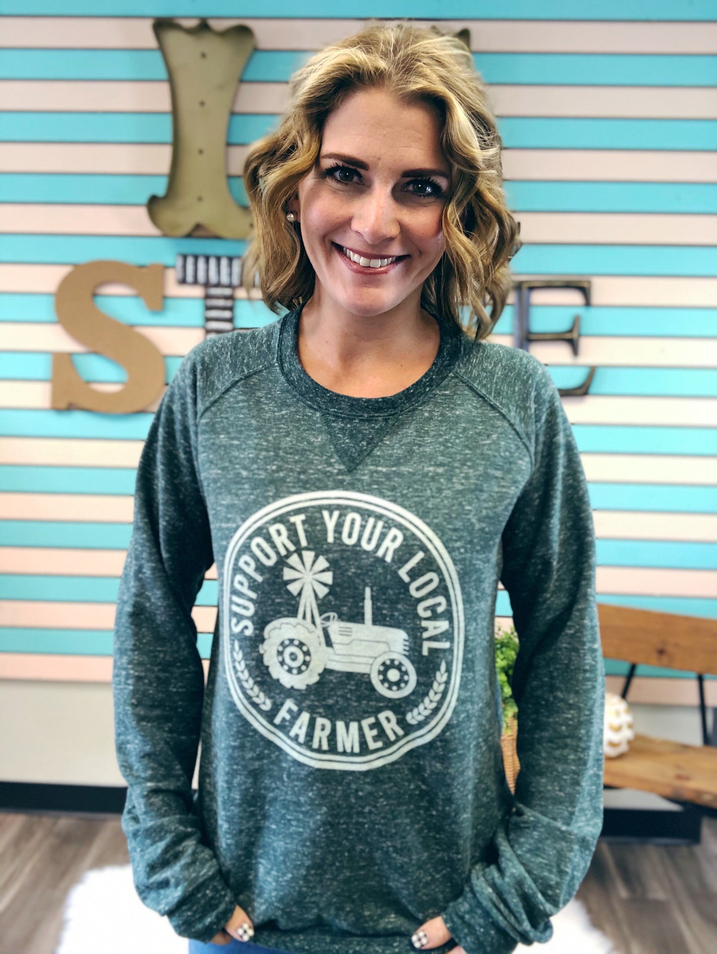 SUPPORT FARMERS SWEATER