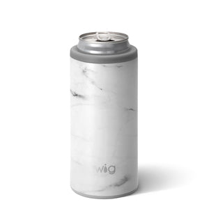 MATTE MARBLE SKINNY CAN COOLER