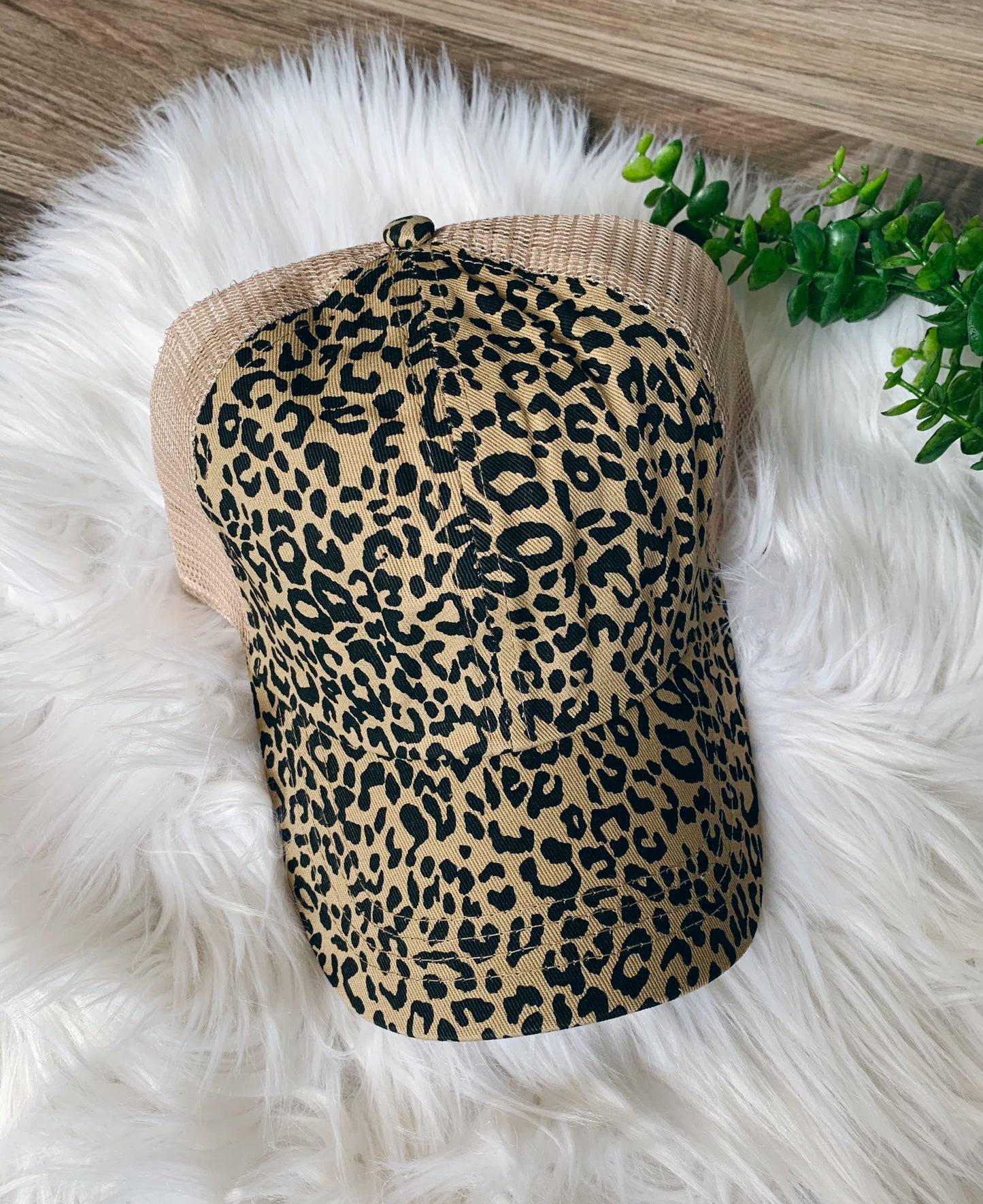 LEOPARD BASEBALL CAP