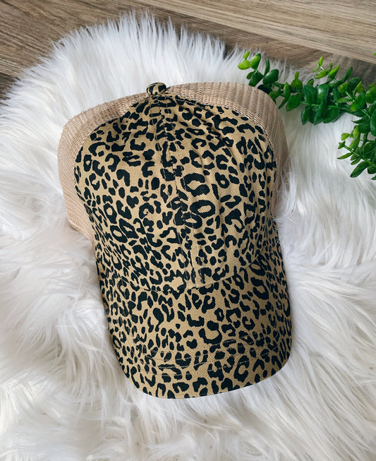 LEOPARD BASEBALL CAP