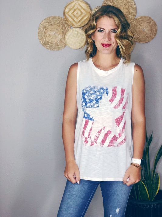 AMERICANA STAR GRAPHIC TANK