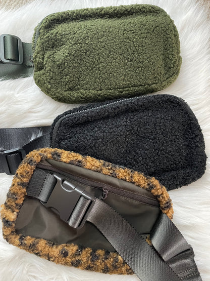 FUR BELT BAG