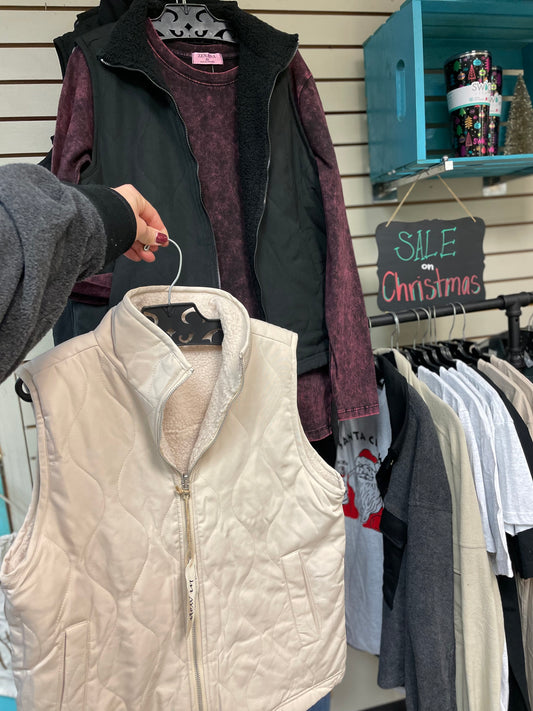REVERSIBLE QUILTED VEST