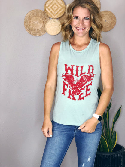WILD AND FREE MUSCLE TANK