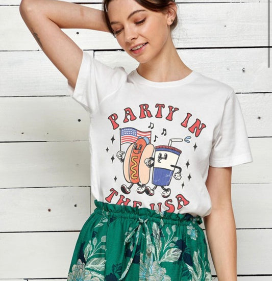 PARTY IN THE USA TEE