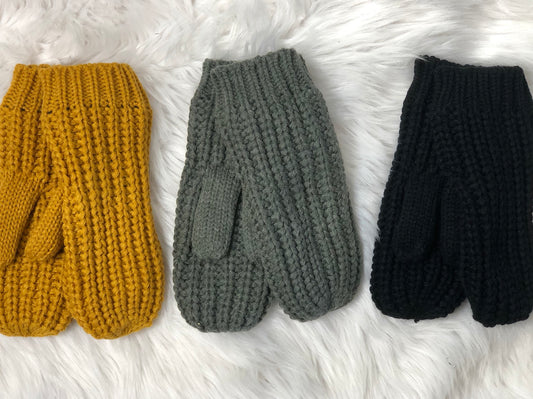 FLEECE LINED MITTEN