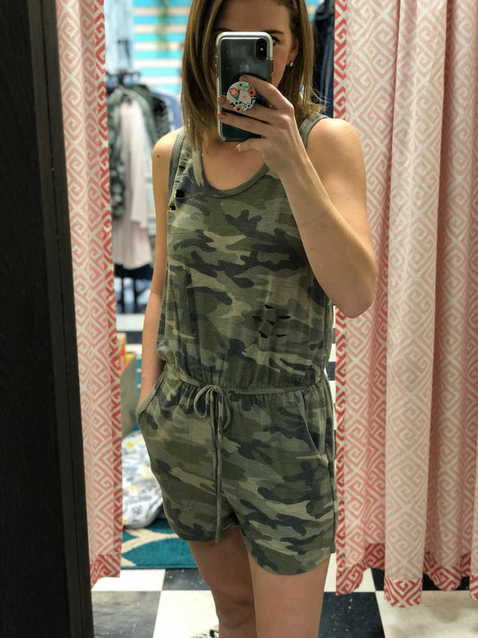CAMO ROMPER
