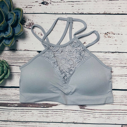 HIGH NECK PADDED BRALETTE