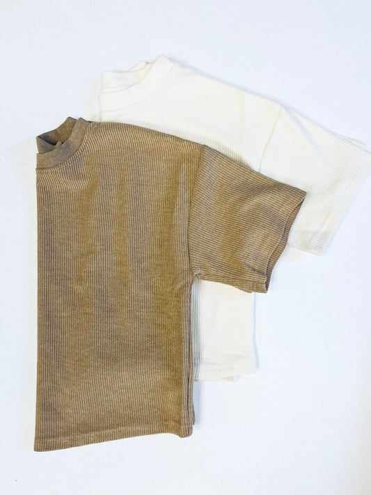 BF {22} CORDED SHORT SLEEVE TEE