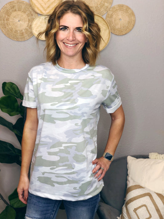SPRING CAMO TEE