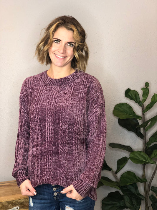 CHENILLE SWEATER