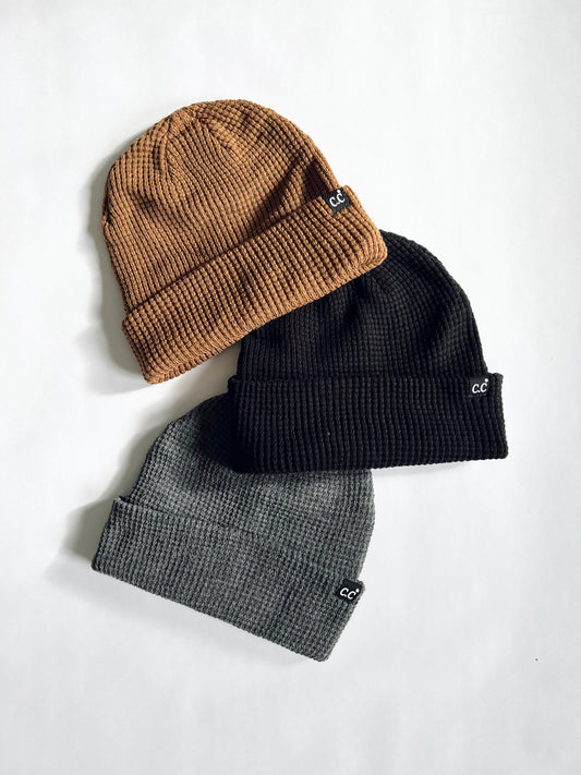 BF {22} UNISEX WAFFLE KNIT BEANIE