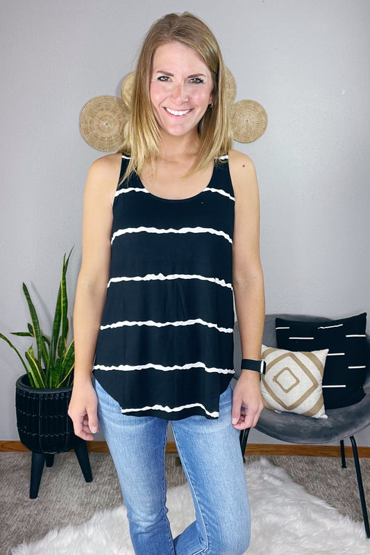 WAVE STRIPE TANK